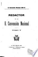 Redactor de la Asamblea Constitucional