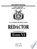 Redactor de la h. Cámara de diputados