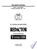 Redactor de la h. Cámara de diputados