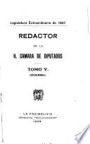 Redactor de la H. Cámara de Diputados (Sesiones reservadas).