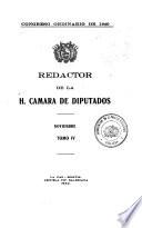 Redactor de la H. Cámara de Diputados (Sesiones reservadas).
