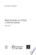 Redes de poder en el Perú y América, 1890-1930