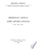 Referencias críticas sobre autores chilenos