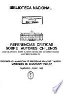 Referencias críticas sobre autores chilenos