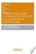 Reflexiones sobre la innovación docente en la enseñanza universitaria