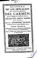 Reforma de los descalzos de nuestra señora del Carmen