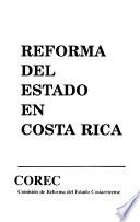 Reforma del estado en Costa Rica