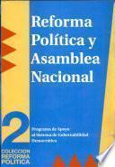 Reforma política y asamblea nacional