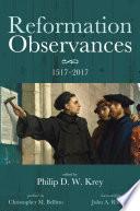 Reformation Observances: 1517–2017