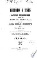 Refutación y mentis