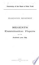 Regents Examination Papers