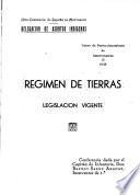 Regimen de tierras