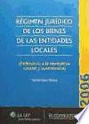 Régimen Jurídico de Los Bienes de Las Entidades Locales