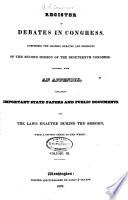 Register of Debates in Congress