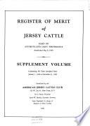 Register of Merit of Jersey Cattle