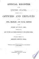Register of Officers and Agents, Civil, Military, and Naval, in the Service of the United States, on the ...