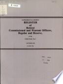 Register of Retired Commissioned and Warrant Officers, Regular and Reserve, of the United States Navy