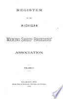 Register of the Michigan Merino Sheep Breeders' Association