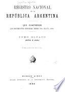 Registro nacional de la República argentina