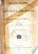 Registro nacional de la República argentina