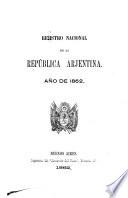 Registro nacional de la República Argentina