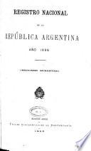 Registro nacional de la República Argentina