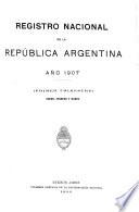 Registro nacional de la República Argentina