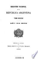 Registro nacional de la republica Argentina