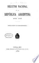 Registro nacional de la República Argentina