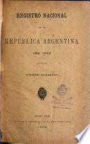 Registro nacional de la República Argentina