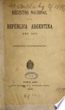Registro nacional de la República Argentina