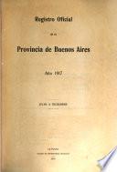 Registro oficial de la provincia de Buenos Aires