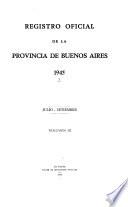 Registro oficial de la provincia de Buenos Aires