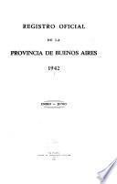 Registro oficial de la provincia de Buenos Aires