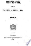Registro oficial de la provincia de Buenos Aires