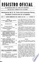Registro oficial