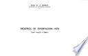 Registros de exportacion e importacion