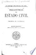 Registros del estado civil