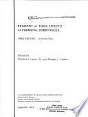 Registry of Toxic Effects of Chemical Substances