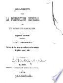 Reglamento para la instruccion especial de los regimientos de artilleria