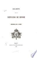 Reglamento para los servicios de honor y ceremonial de la corte