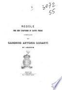 Regole per ben comporre in canto fermo compilate dal canonico Antonio Duranti di Arezzo