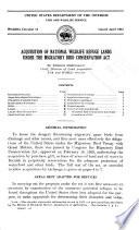 Regulations Relating to Migratory Birds and Certain Game Mammals, 1939