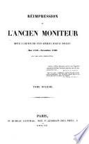 Réimpression de l'ancien Moniteur