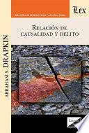 Relación de causalidad y delito