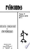 Relaciones de la Sociedad Argentina de Antropología