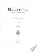 Relaciones geográficas de Indias