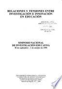 Relaciones y tensiones entre investigación e innovación en educación