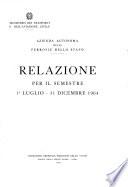 Relazione per l'anno