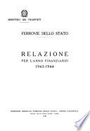 Relazione per l'anno